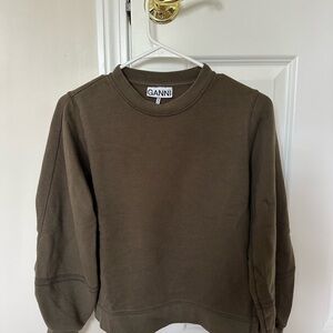 GANNI Isoli Bell Sleeve Sweatshirt